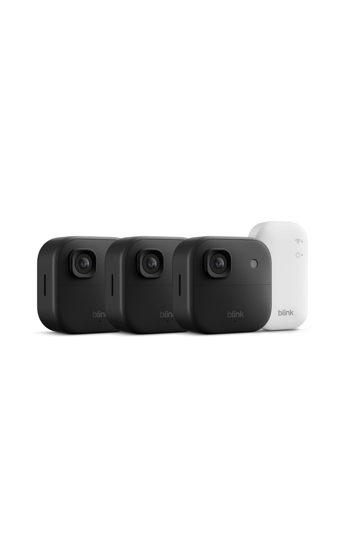 Blink Outdoor 2K+ (newest model) — Wireless smart security camera, 2K video resolution, enhanced audio, two-year battery. Sync Module Core included — 1 camera system (Black)