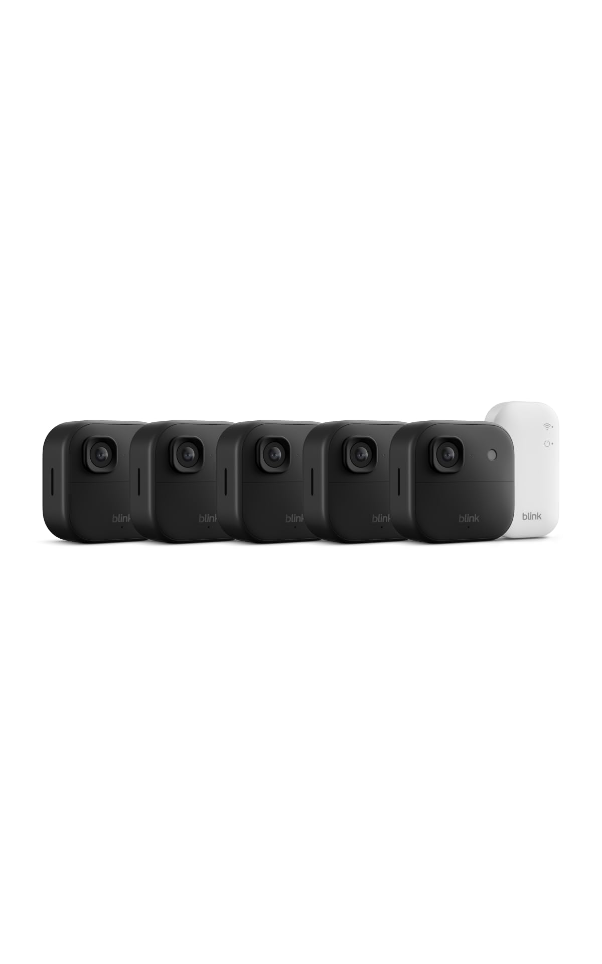 Blink Outdoor 2K+ (newest model) — Wireless smart security camera, 2K video resolution, enhanced audio, two-year battery. Sync Module Core included — 1 camera system (Black)