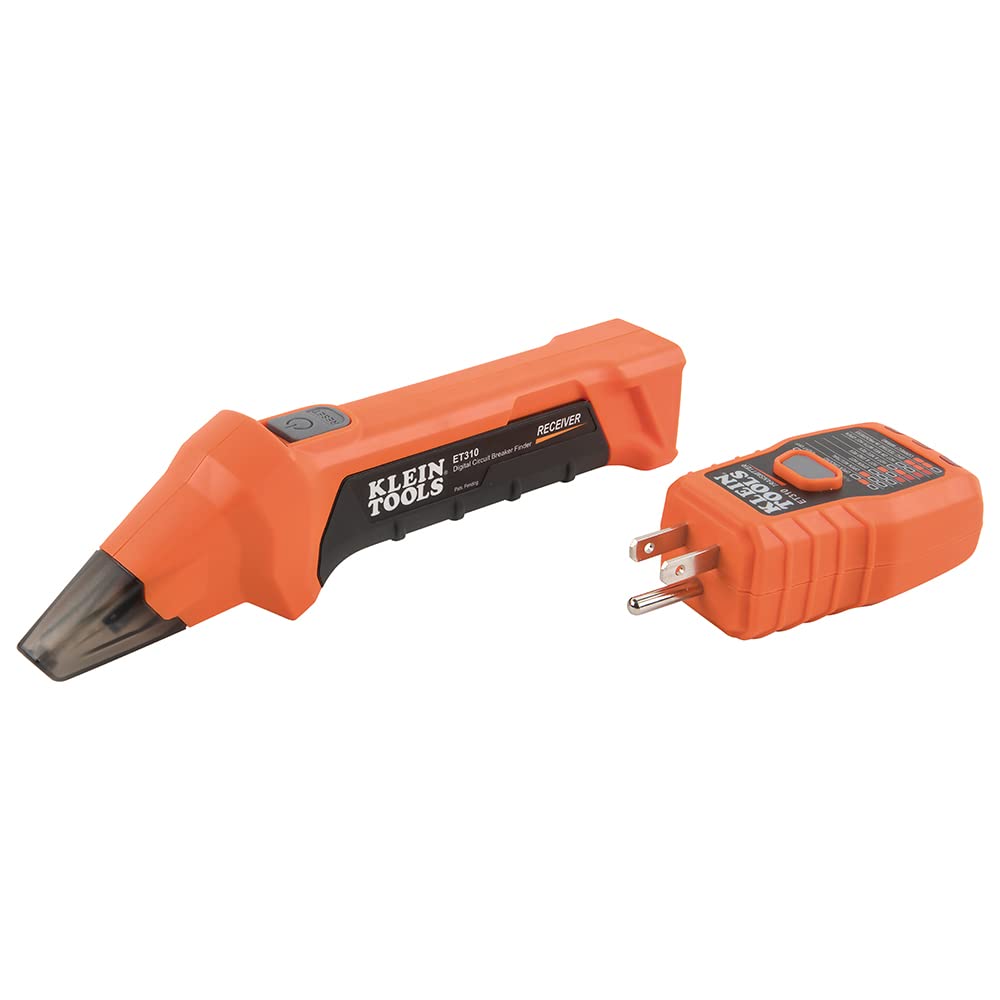 Klein Tools ET310KIT AC Circuit Breaker Finder Kit, Electric Tester, GFCI Tester, Leads, Adapters and Case