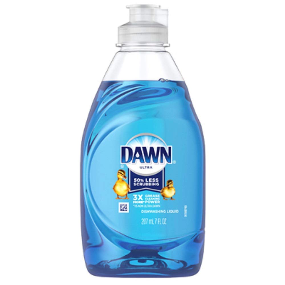 Dawn Ultra Dish Soap Refill Jug Large Size Original Blue Liquid Dishwashing Detergent, Powerful Dish Soap for Grease, 51.5oz (Pack of 2)