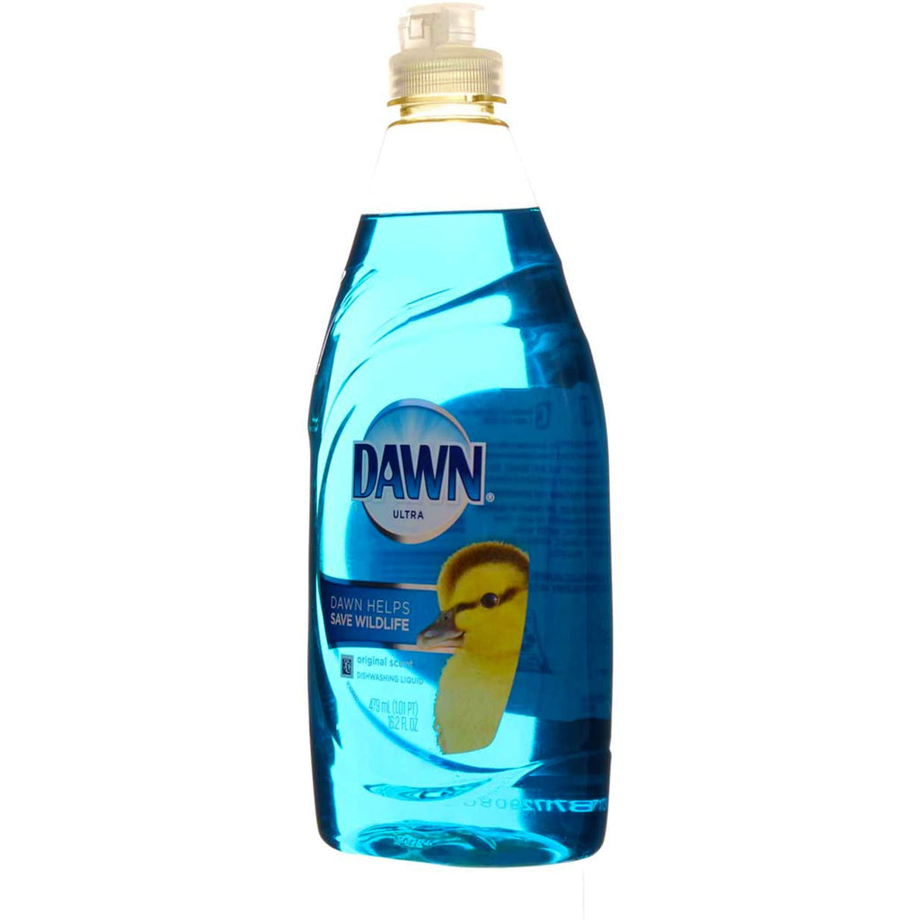 Dawn Ultra Dish Soap Refill Jug Large Size Original Blue Liquid Dishwashing Detergent, Powerful Dish Soap for Grease, 51.5oz (Pack of 2)