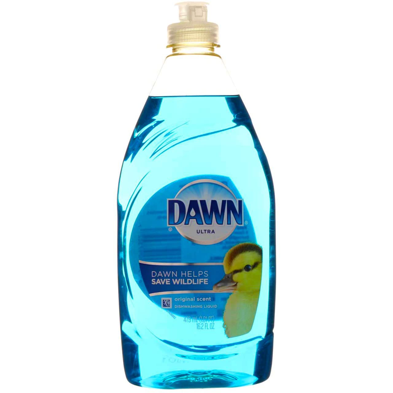Dawn Ultra Dish Soap Refill Jug Large Size Original Blue Liquid Dishwashing Detergent, Powerful Dish Soap for Grease, 51.5oz (Pack of 2)
