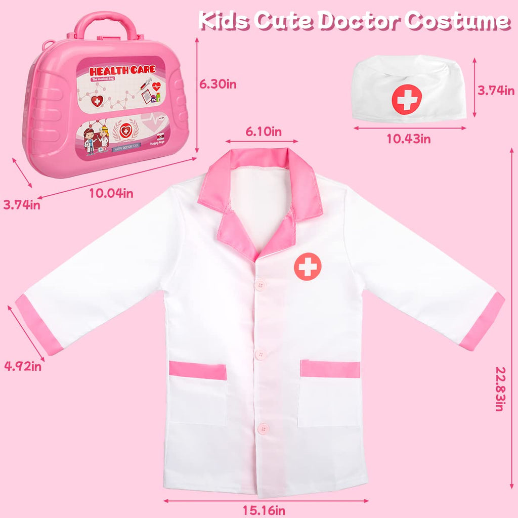 Meland Doctor Kit with Puppy for Kids, Pretend Play Toy Gift for Ages 3–6