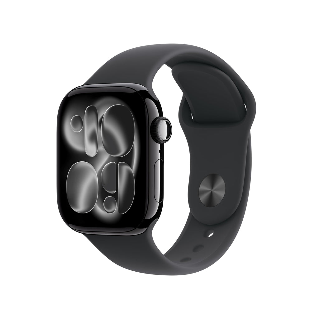 Apple Watch Series 11 [GPS 46mm] Smartwatch with Rose Gold Aluminum Case with Light Blush Sport Band - M/L. Sleep Score, Fitness Tracker, Health Monitoring, Always-On Display, Water Resistant