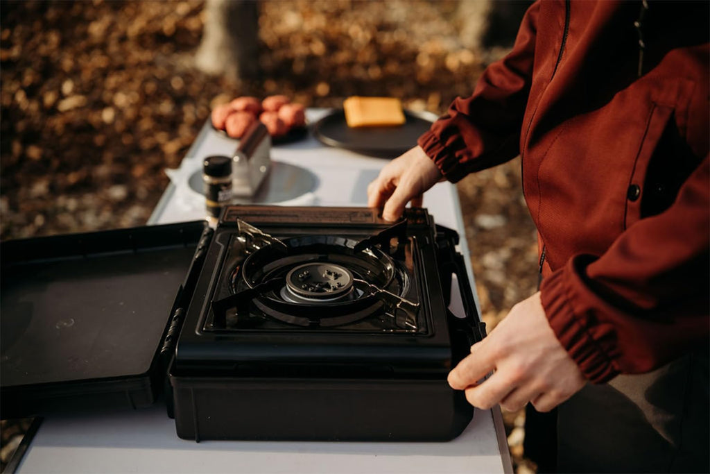 Gas One GS-3400P Propane or Butane Stove Dual Fuel Stove Portable Camping Stove - Patented - with Carrying Case Great for Emergency Preparedness Kit