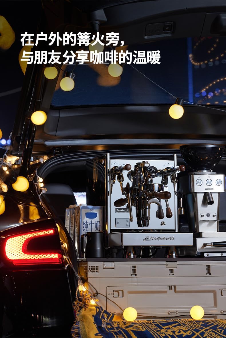 Espresso machine, home/commercial Semi-Automatic Espresso machine,Features with E61 brew head, rotary pump, stainless steel design