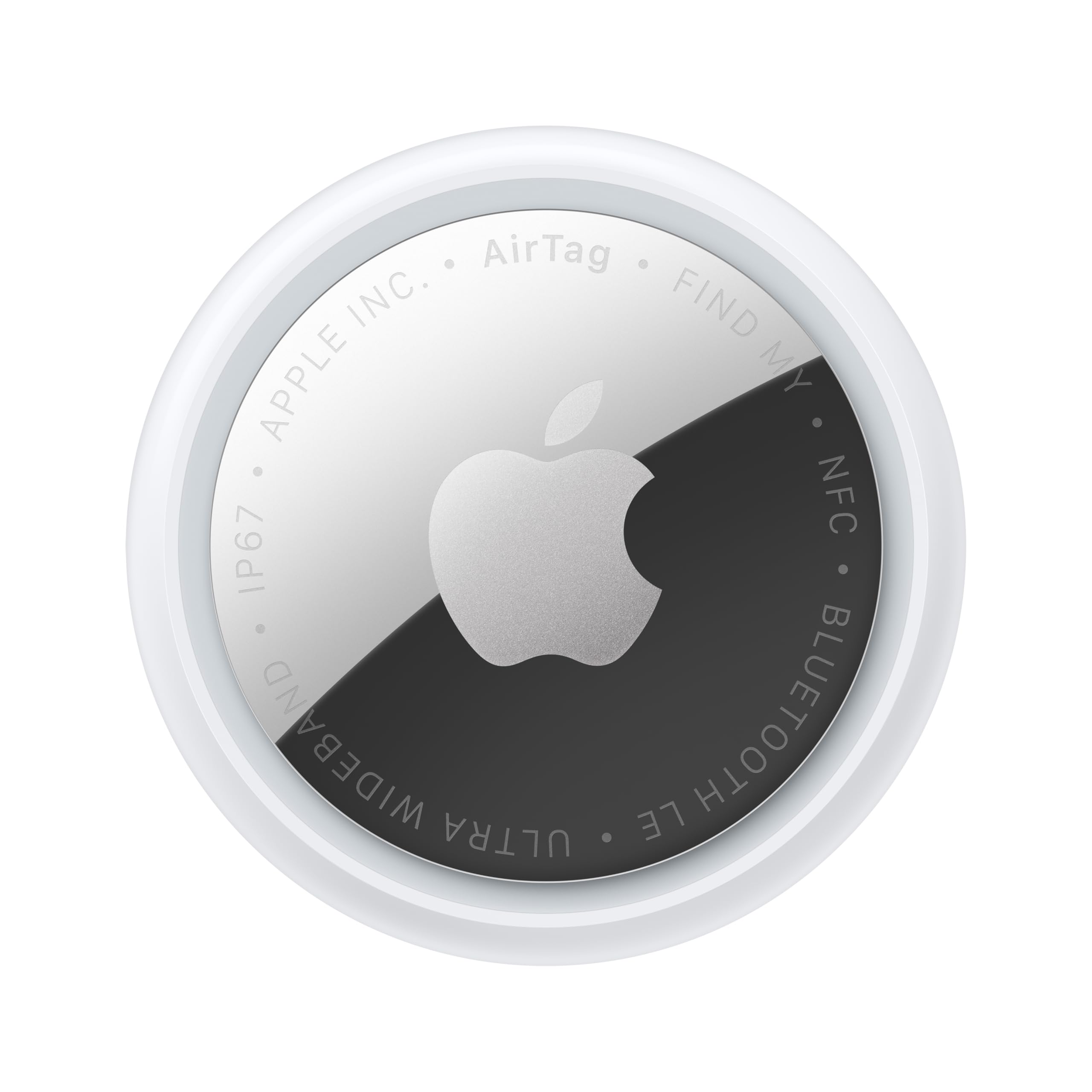 Apple AirTag (2nd Generation) - 4 Pack: Tracker for Keychain, Wallet, and More; Locator with Sound; Simple One-Tap Setup with iPhone or iPad; Key Finder with up to 1.5X Precision Finding Range*