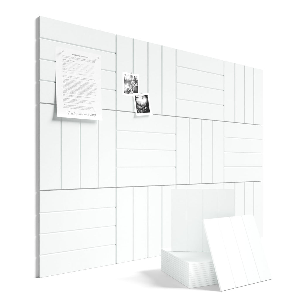 Fluxynara 48" x 36" Large Felt Bulletin Board, Oatmeal