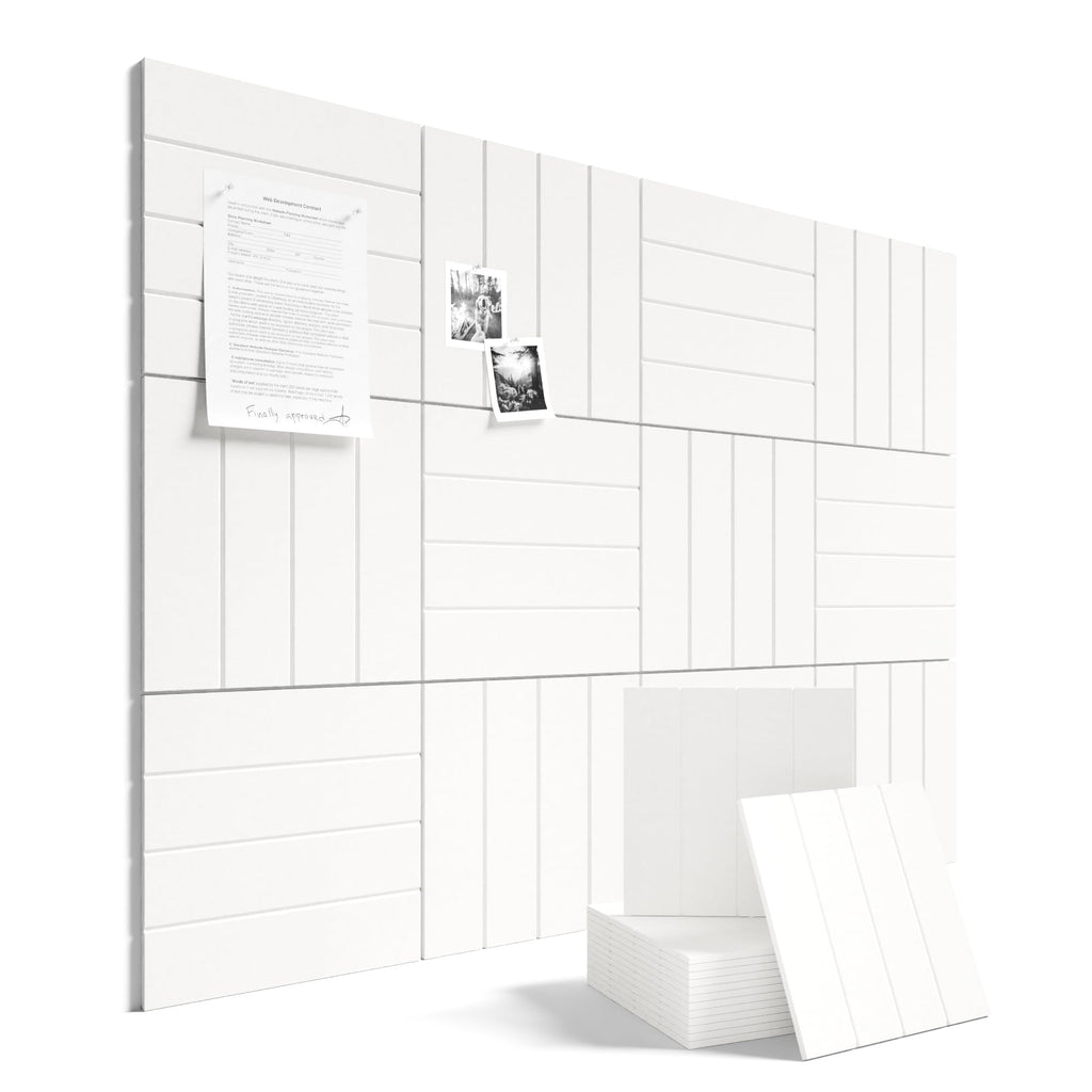 Fluxynara 48" x 36" Large Felt Bulletin Board, Oatmeal