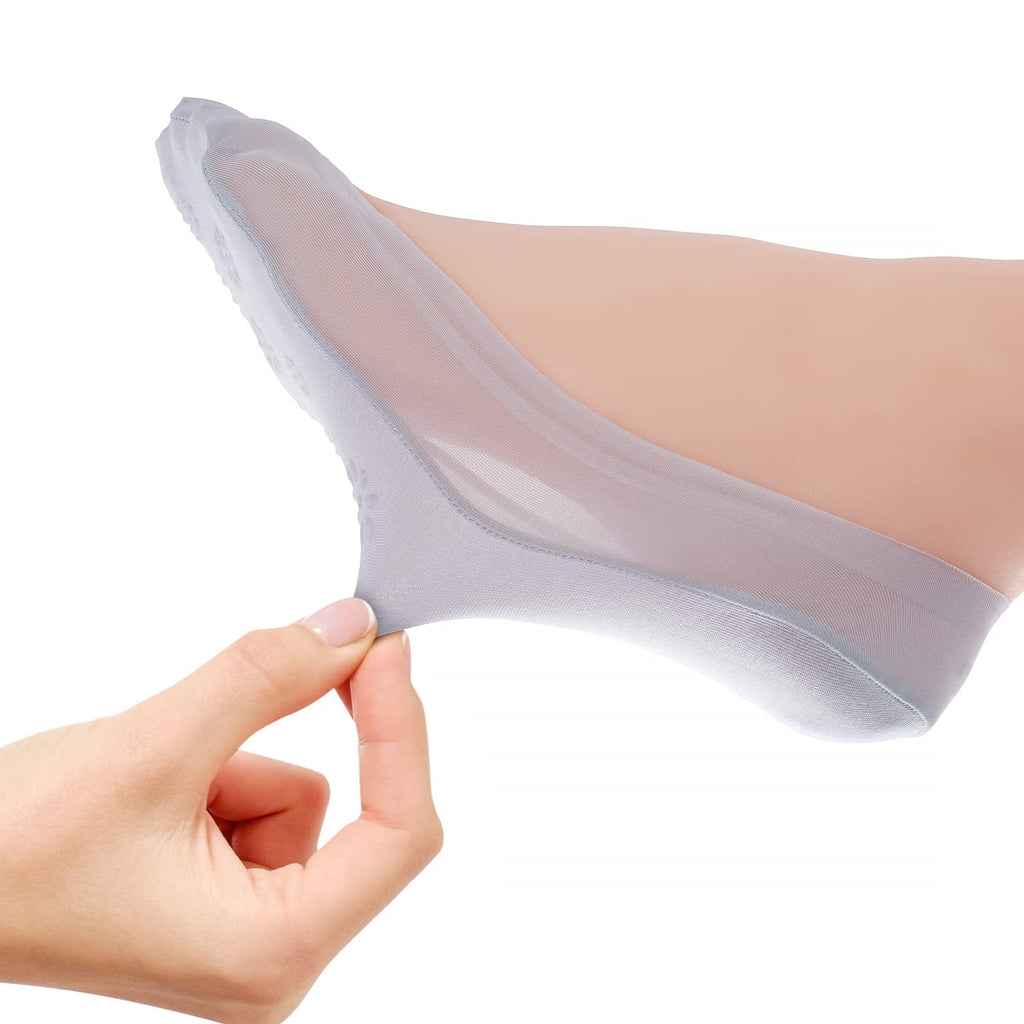 No Show Socks Women Nylon Low Non-Slip Thin Liner Socks for Flats
