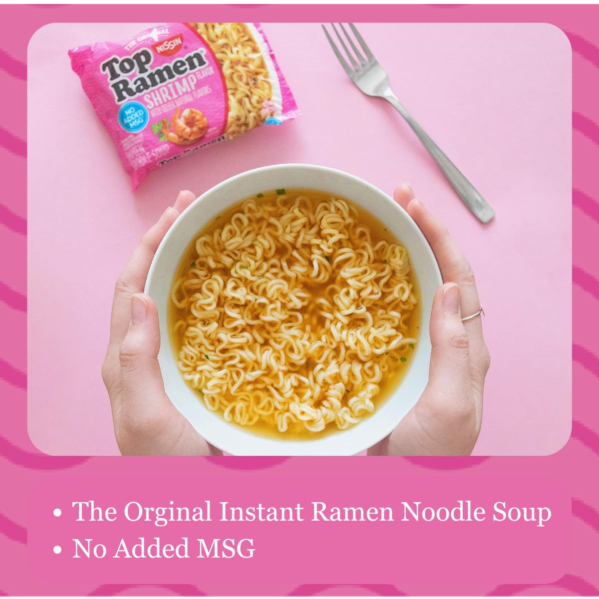 Nissin Top Ramen Noodle Soup, Chicken, 3 Ounce (Pack of 24)