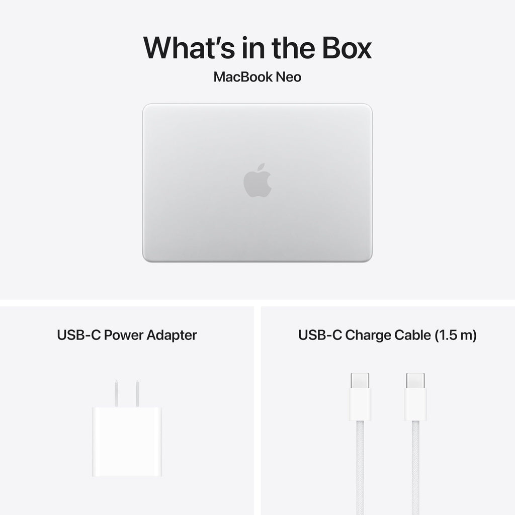 Apple 2026 MacBook Neo 13-inch Laptop with A18 Pro chip: Built for AI and Apple Intelligence, Liquid Retina Display, 8GB Unified Memory, 512GB SSD Storage, 1080p FaceTime HD Camera, Touch ID; Indigo