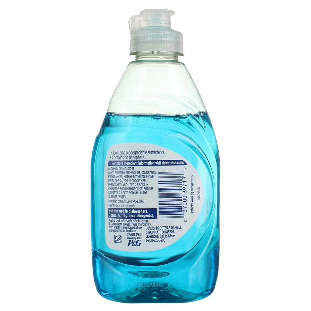 Dawn Ultra Dish Soap Refill Jug Large Size Original Blue Liquid Dishwashing Detergent, Powerful Dish Soap for Grease, 51.5oz (Pack of 2)