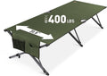 Heavy Duty Camping Cot for Adults, 31.5'' Wide Folding Cot, Support 400LBS