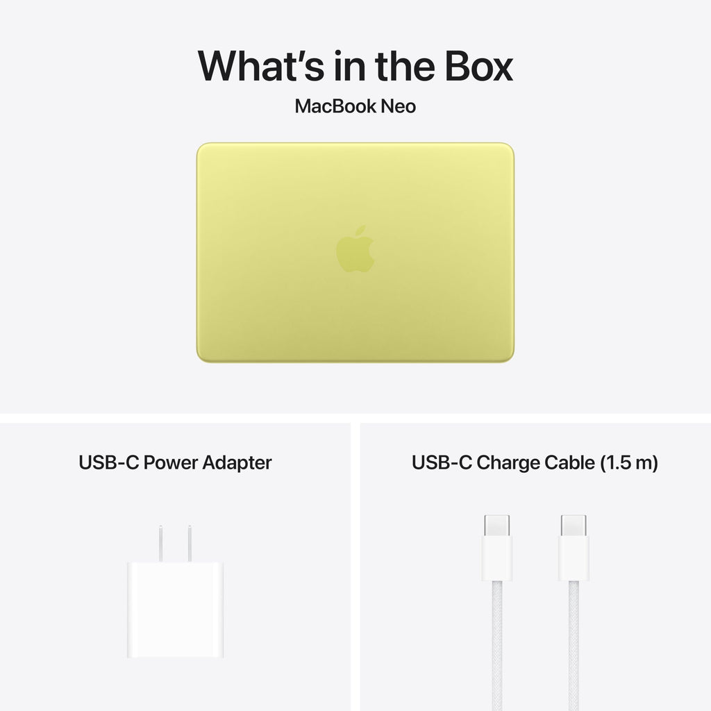 Apple 2026 MacBook Neo 13-inch Laptop with A18 Pro chip: Built for AI and Apple Intelligence, Liquid Retina Display, 8GB Unified Memory, 512GB SSD Storage, 1080p FaceTime HD Camera, Touch ID; Indigo