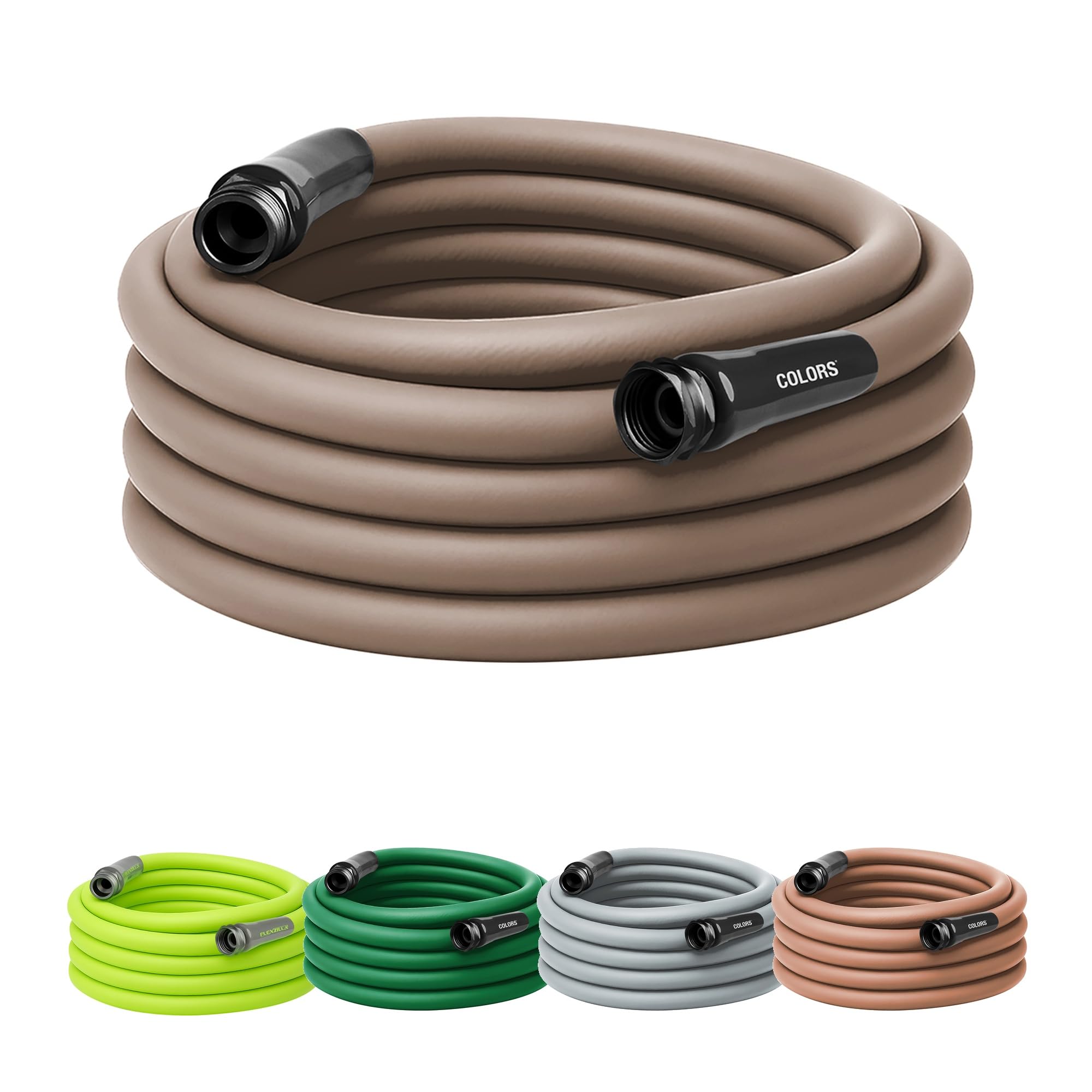 Flexzilla Garden Hose 5/8 in. x 100 ft., Lightweight All-Weather Water Hose, Durable and Flexible, Leak-Free Connections