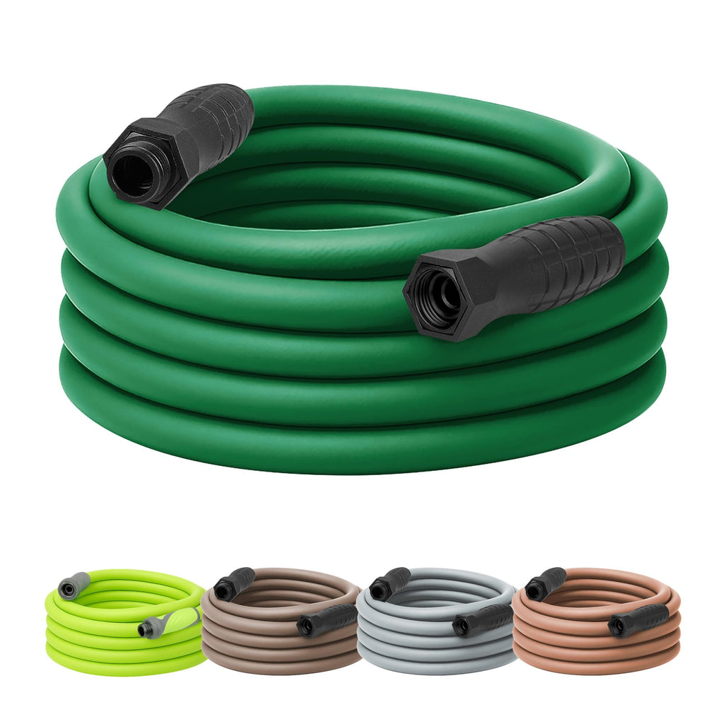 Flexzilla Garden Hose 5/8 in. x 100 ft., Lightweight All-Weather Water Hose, Durable and Flexible, Leak-Free Connections