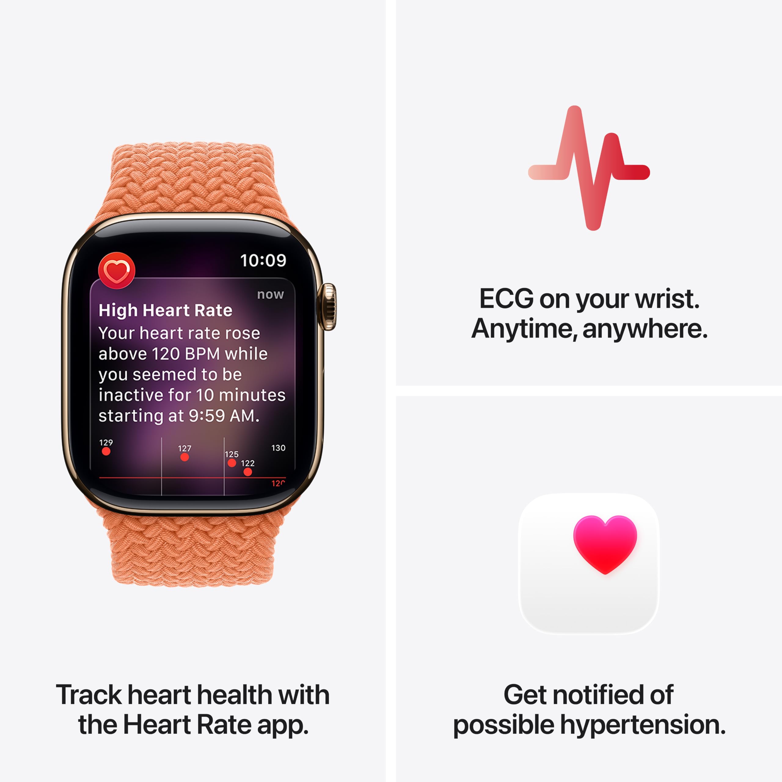 Apple Watch Series 11 [GPS 46mm] Smartwatch with Rose Gold Aluminum Case with Light Blush Sport Band - M/L. Sleep Score, Fitness Tracker, Health Monitoring, Always-On Display, Water Resistant