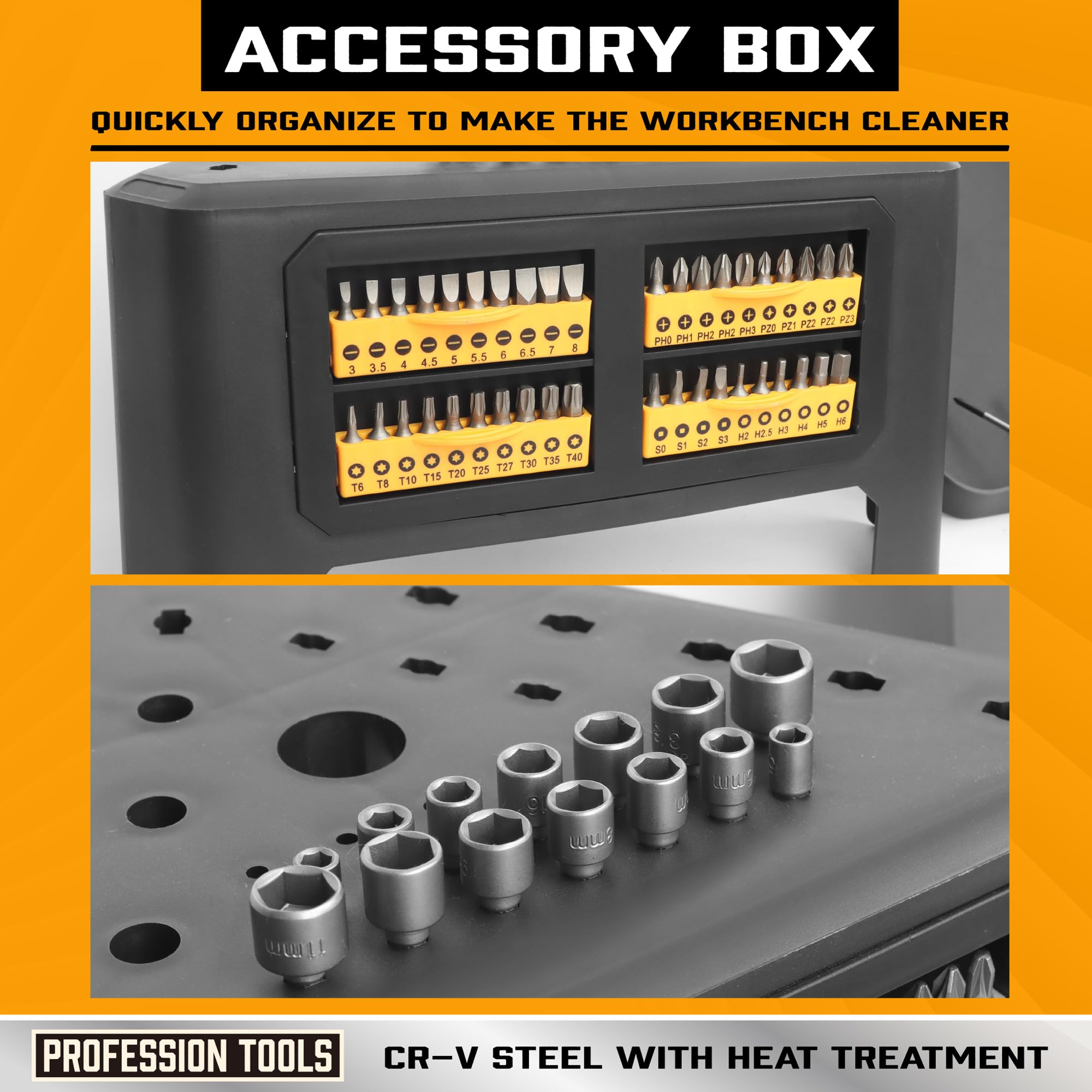 Amartisan 10-Piece Magnetic Screwdrivers Set, 5 Phillips and 5 Slotted Tips Professional Cushion Grip Screwdriver Set 2pcs Portable Multifunction Key Mini Screwdriver (Yellow)