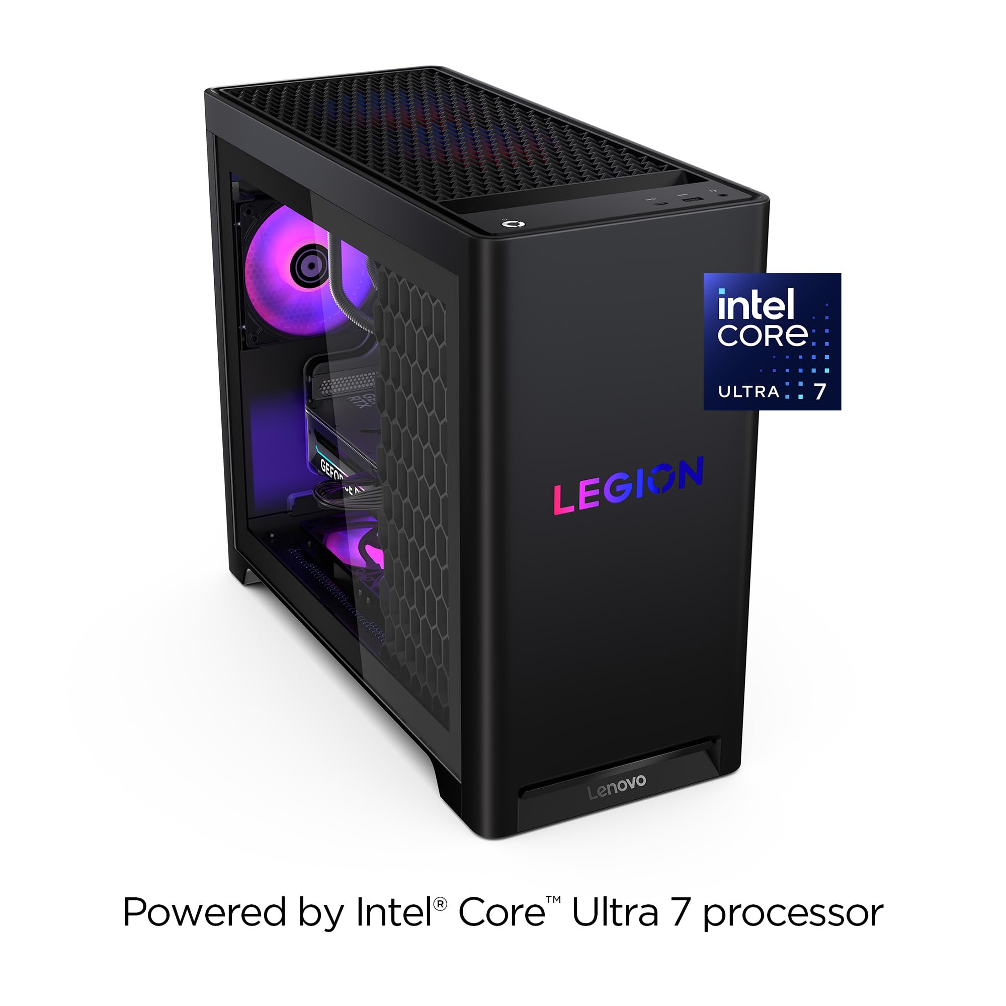 Lenovo Legion Tower 5i – AI-Powered Gaming PC - Intel® Core Ultra 7 265F Processor – NVIDIA® GeForce RTX™ 5070 Ti Graphics – 32 GB Memory – 1 TB Storage – 3 Months of PC GamePass