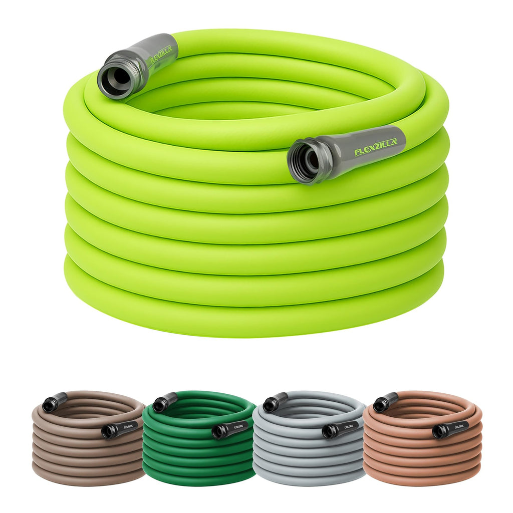 Flexzilla Garden Hose 5/8 in. x 100 ft., Lightweight All-Weather Water Hose, Durable and Flexible, Leak-Free Connections