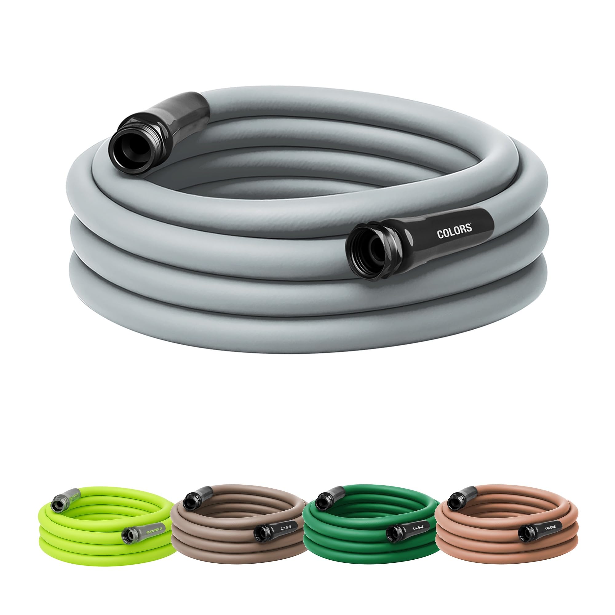 Flexzilla Garden Hose 5/8 in. x 100 ft., Lightweight All-Weather Water Hose, Durable and Flexible, Leak-Free Connections