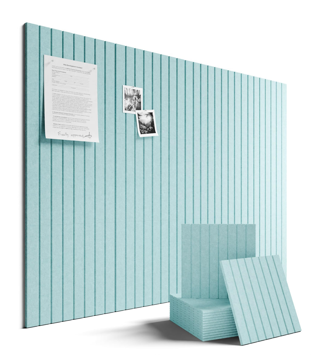 Fluxynara 48" x 36" Large Felt Bulletin Board, Oatmeal
