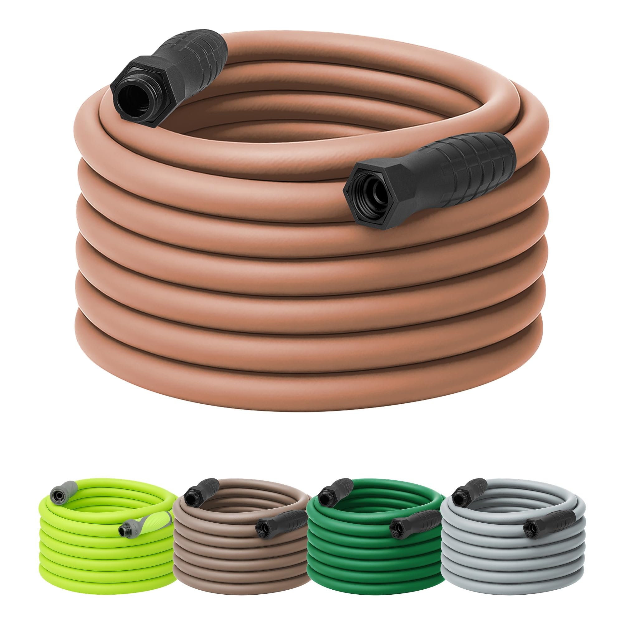 Flexzilla Garden Hose 5/8 in. x 100 ft., Lightweight All-Weather Water Hose, Durable and Flexible, Leak-Free Connections