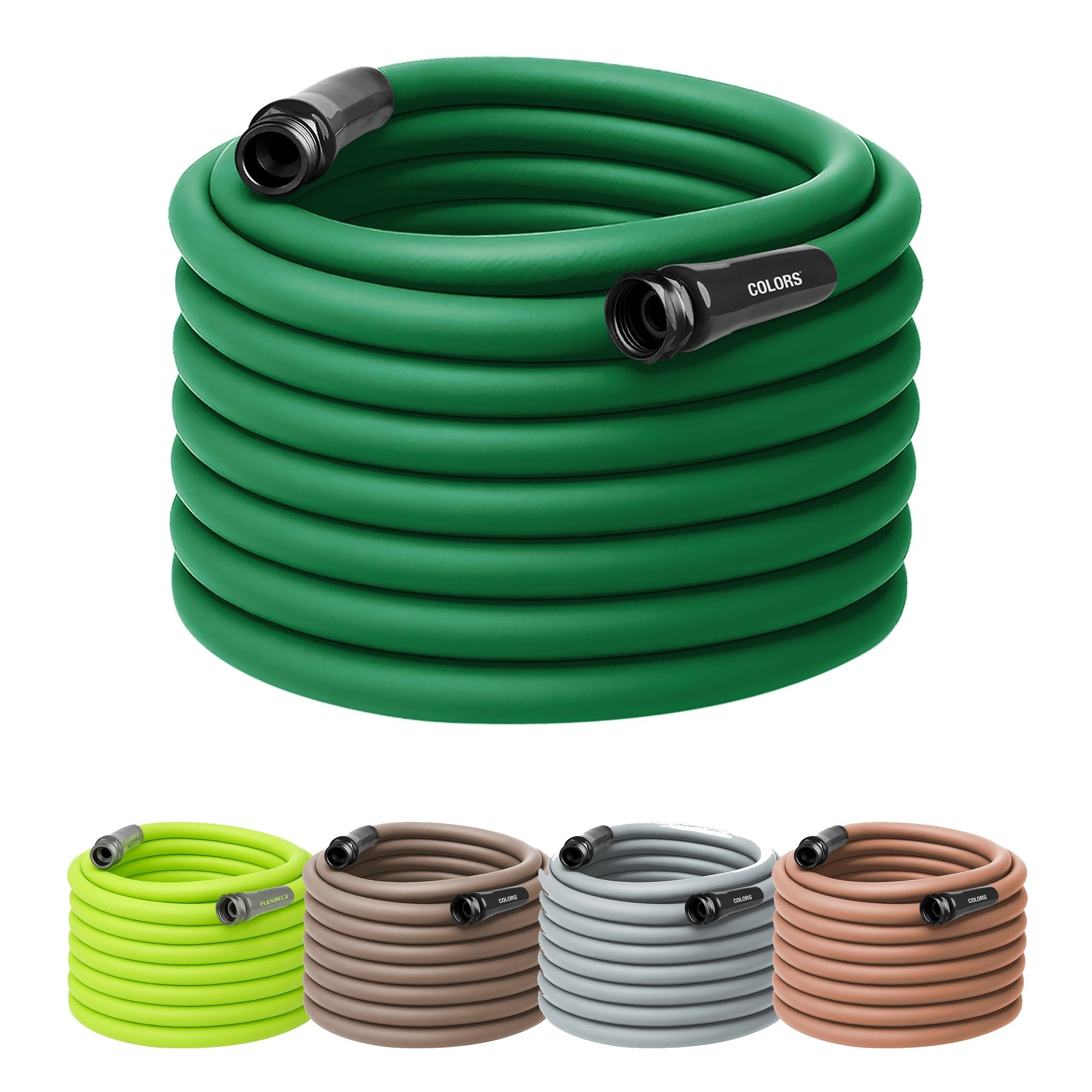 Flexzilla Garden Hose 5/8 in. x 100 ft., Lightweight All-Weather Water Hose, Durable and Flexible, Leak-Free Connections