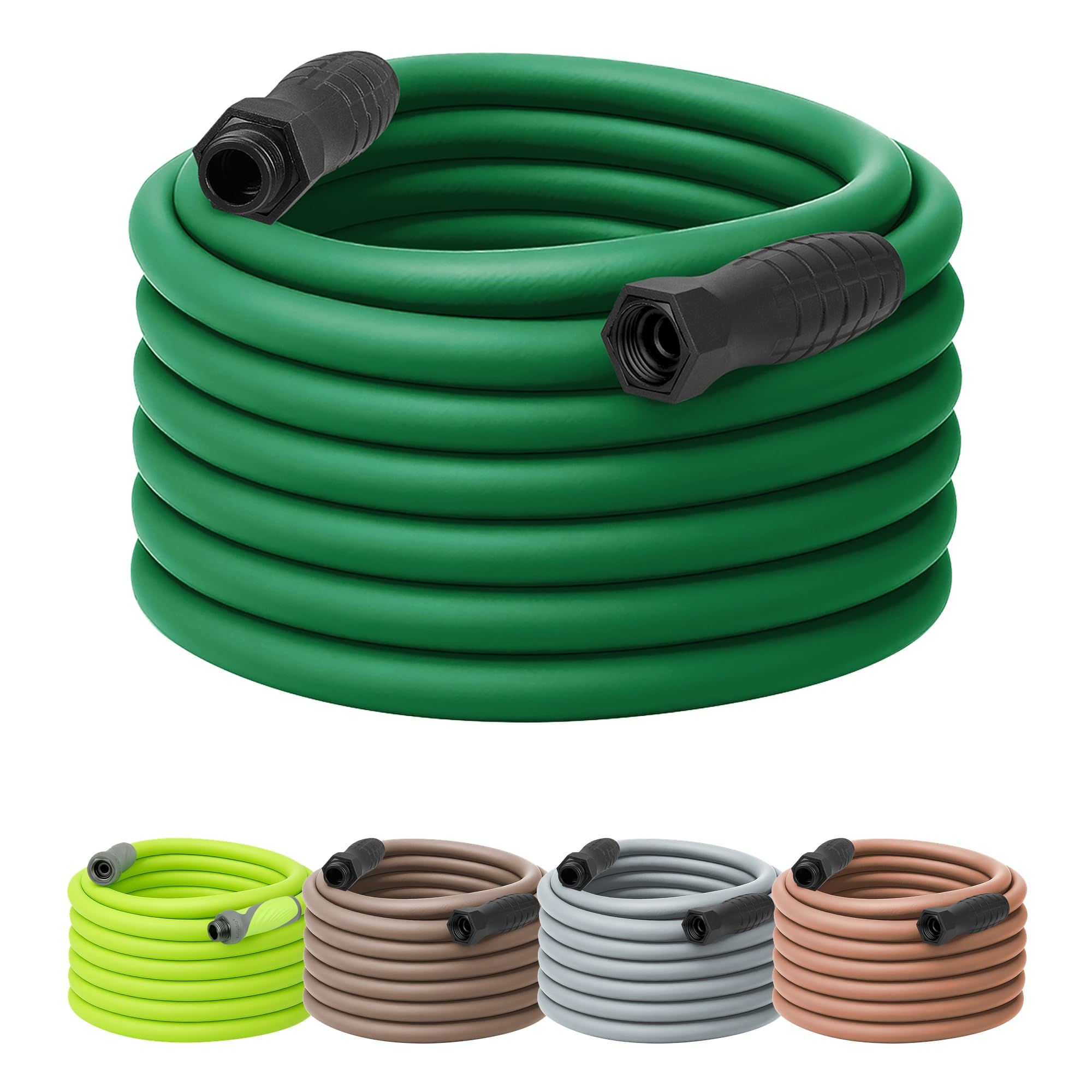 Flexzilla Garden Hose 5/8 in. x 100 ft., Lightweight All-Weather Water Hose, Durable and Flexible, Leak-Free Connections