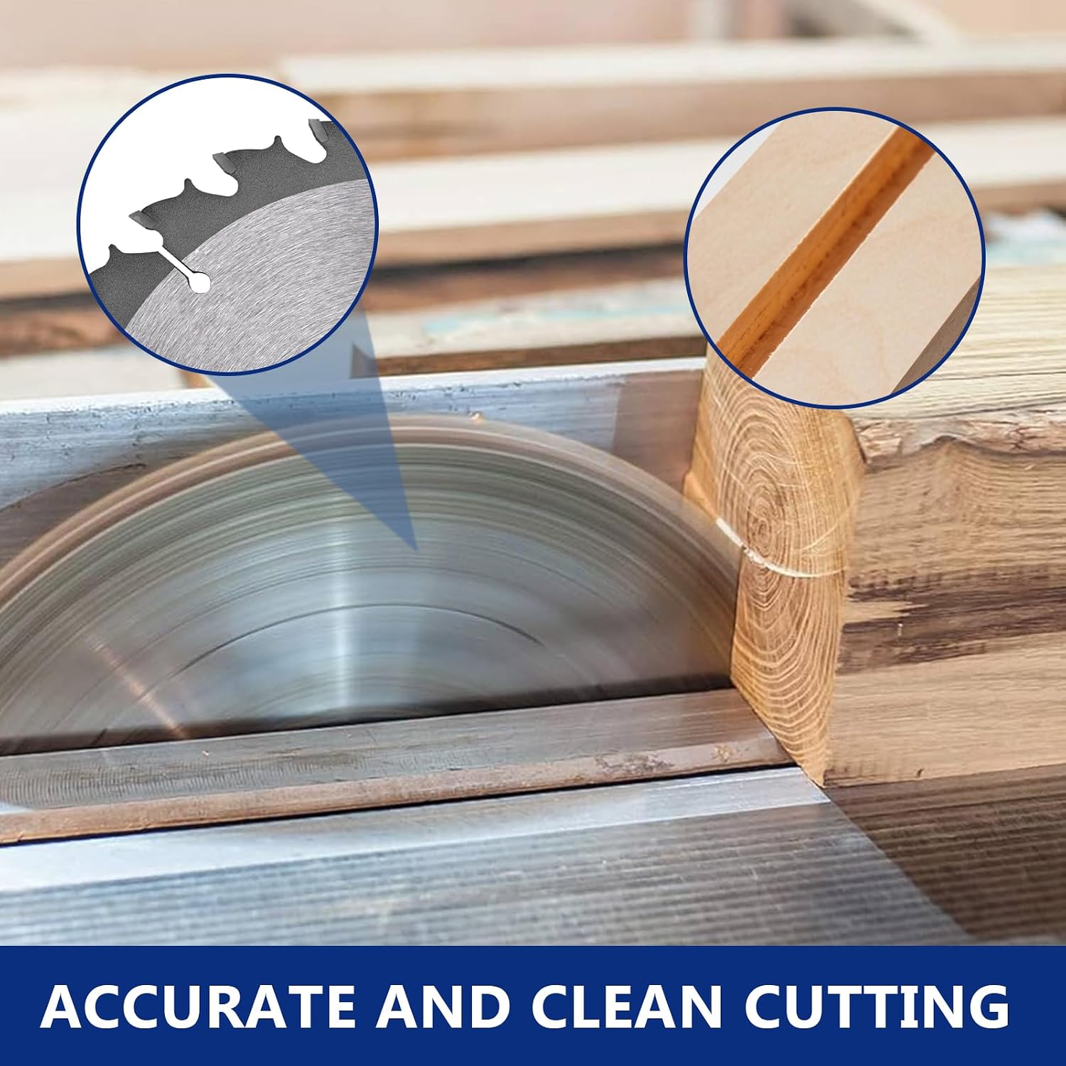 10" Carbide Stacked Dado Saw Blade Set, Pro Dado Set for Fine Finished Cuts, Grooves, Dados and Rabbets, 24 Tooth with 5/8" Bore, 23 Pieces