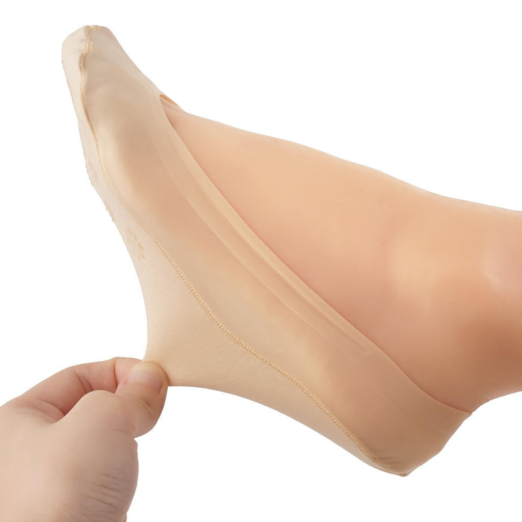 No Show Socks Women Nylon Low Non-Slip Thin Liner Socks for Flats