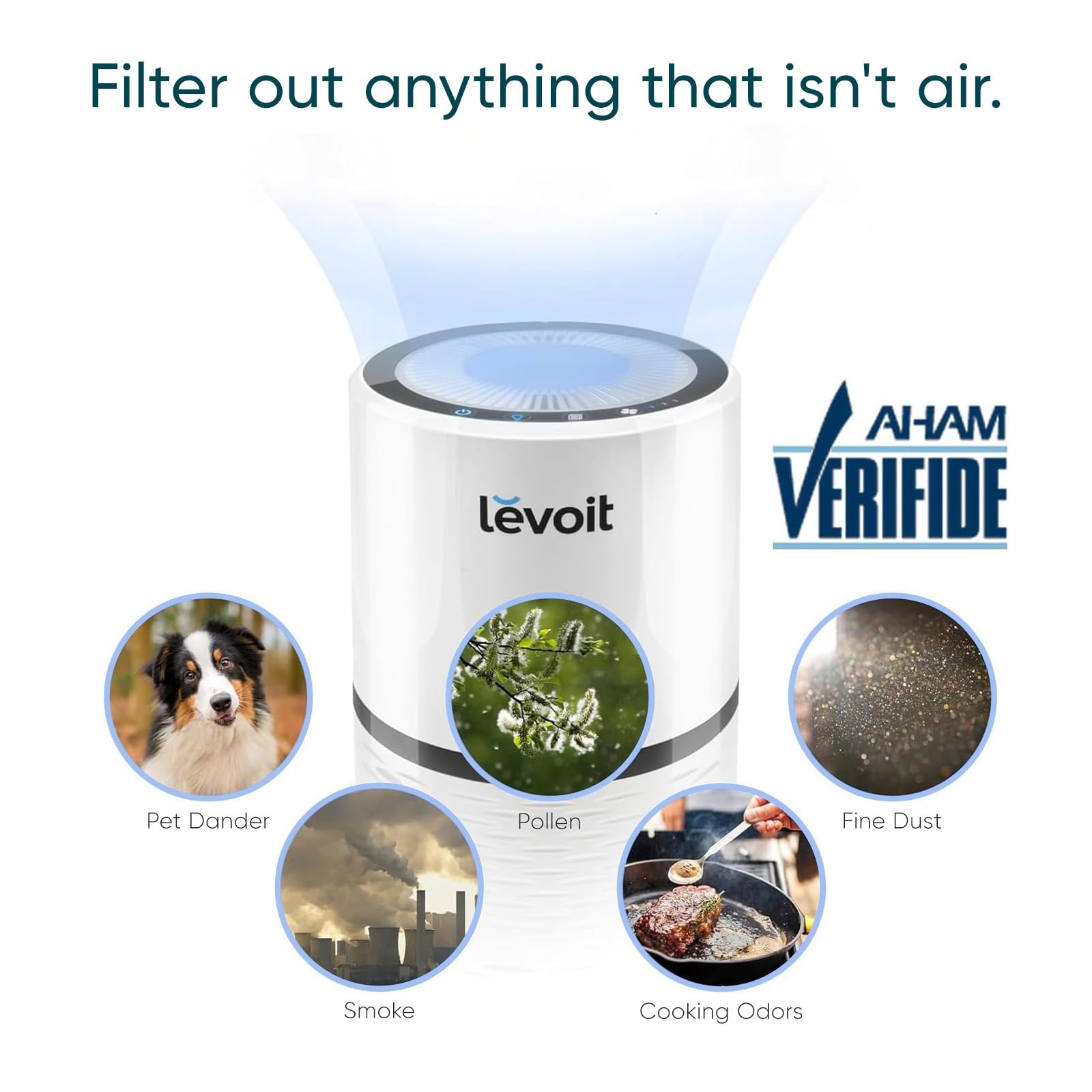 Levoit Air Purifiers for Bedroom Home Pets Dorm Room, Small Air Purifiers