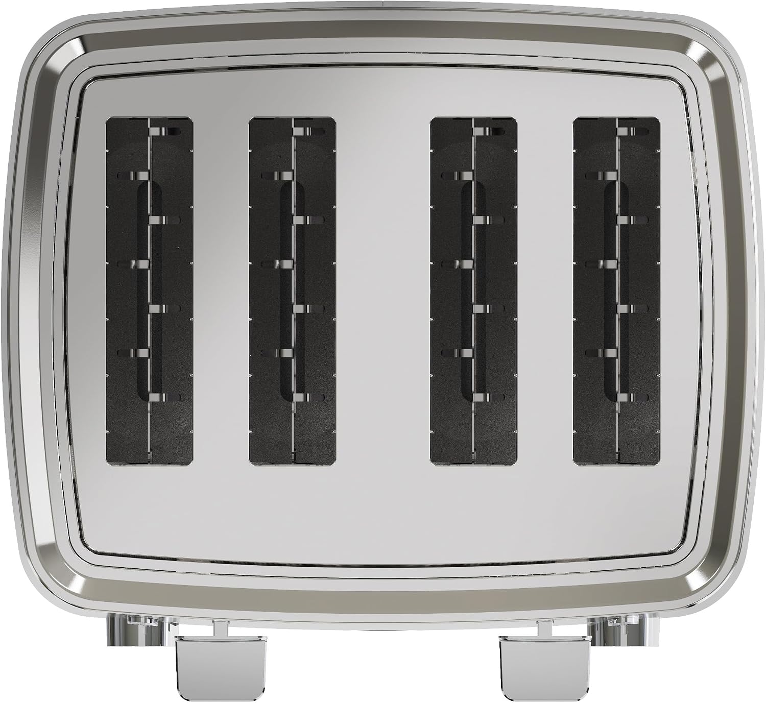 GE 4 Slice Toaster | Extra Wide Slots for Bagels, Breads, Waffles & More | 7 Shade Options | Countertop Kitchen Essentials | 1500 watt, White