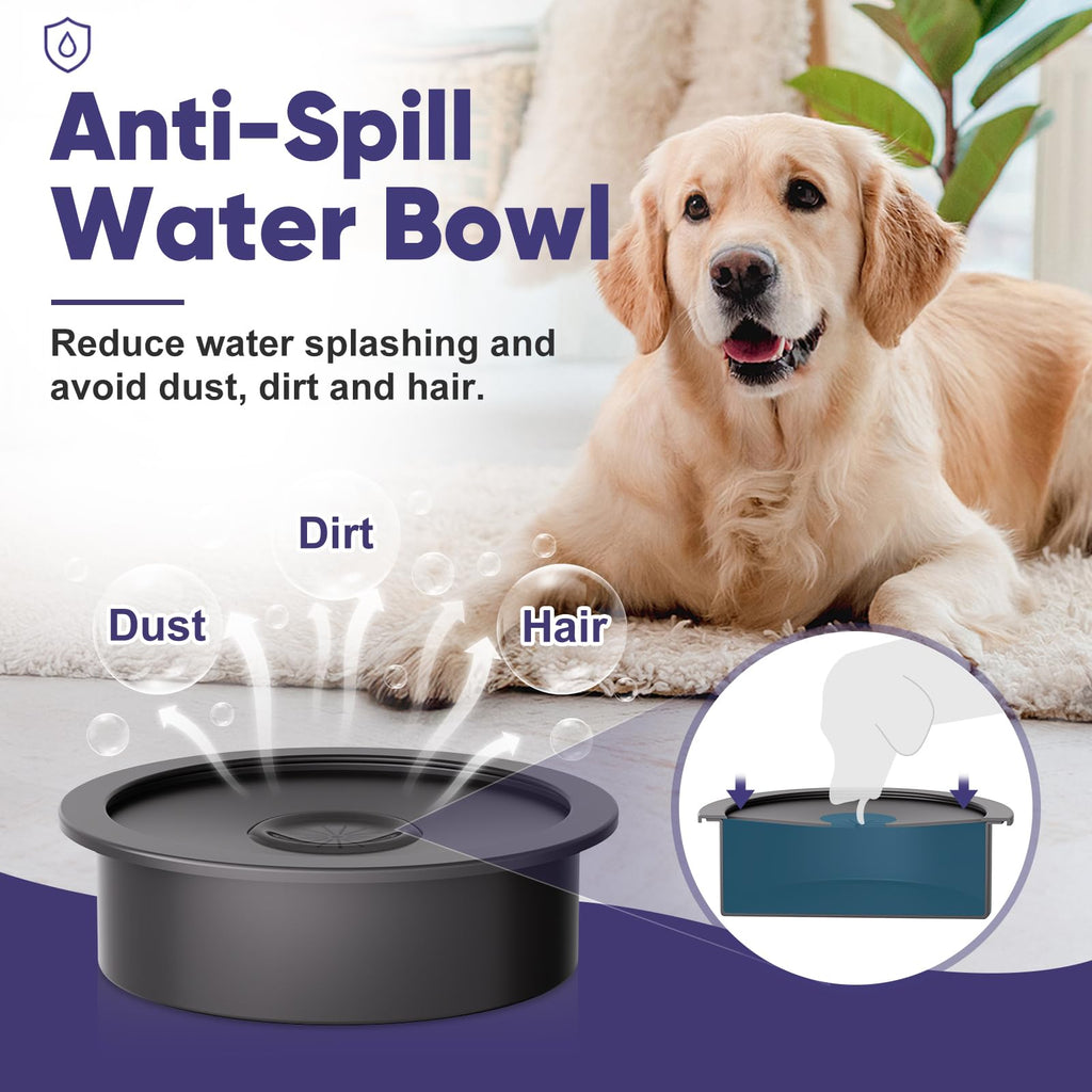 XIAZ Elevated Dog Bowls Large Breed Raised Dogs Bowl Stand Large/Medium Sized Dog Stainless Steel Food Water Bowl Stands 5 Heights Adjustable 9/11/12/14in Black Pet Feeder Dish Station