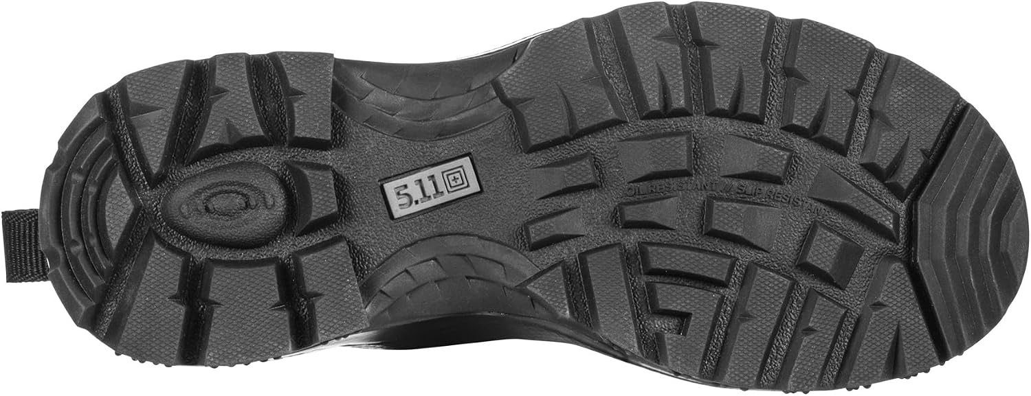 5.11 Tactical Womens ATAC 2.0 8-Inch Side Zip Professional Work Boot, Black