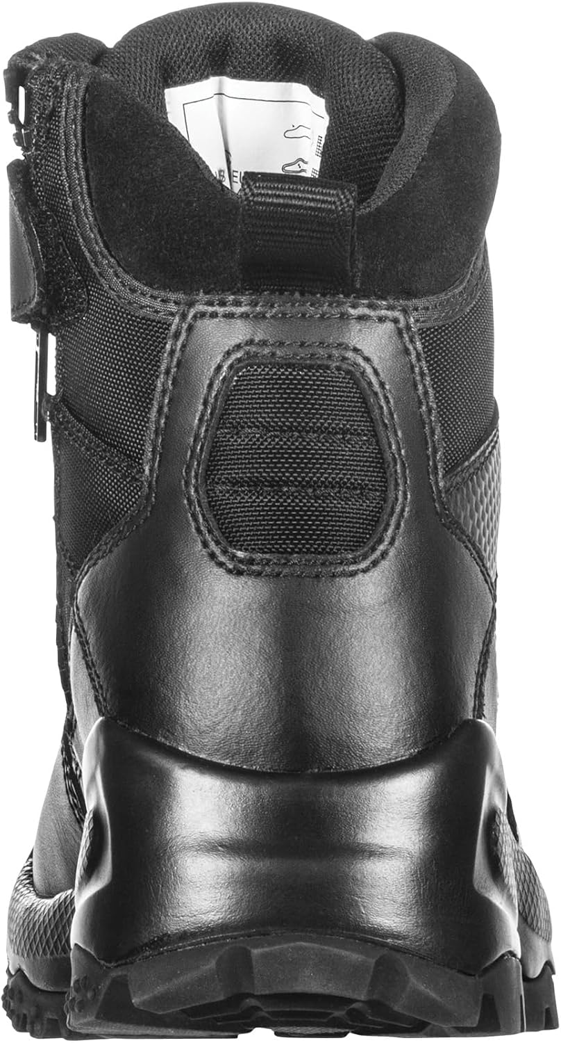 5.11 Tactical Womens ATAC 2.0 8-Inch Side Zip Professional Work Boot, Black