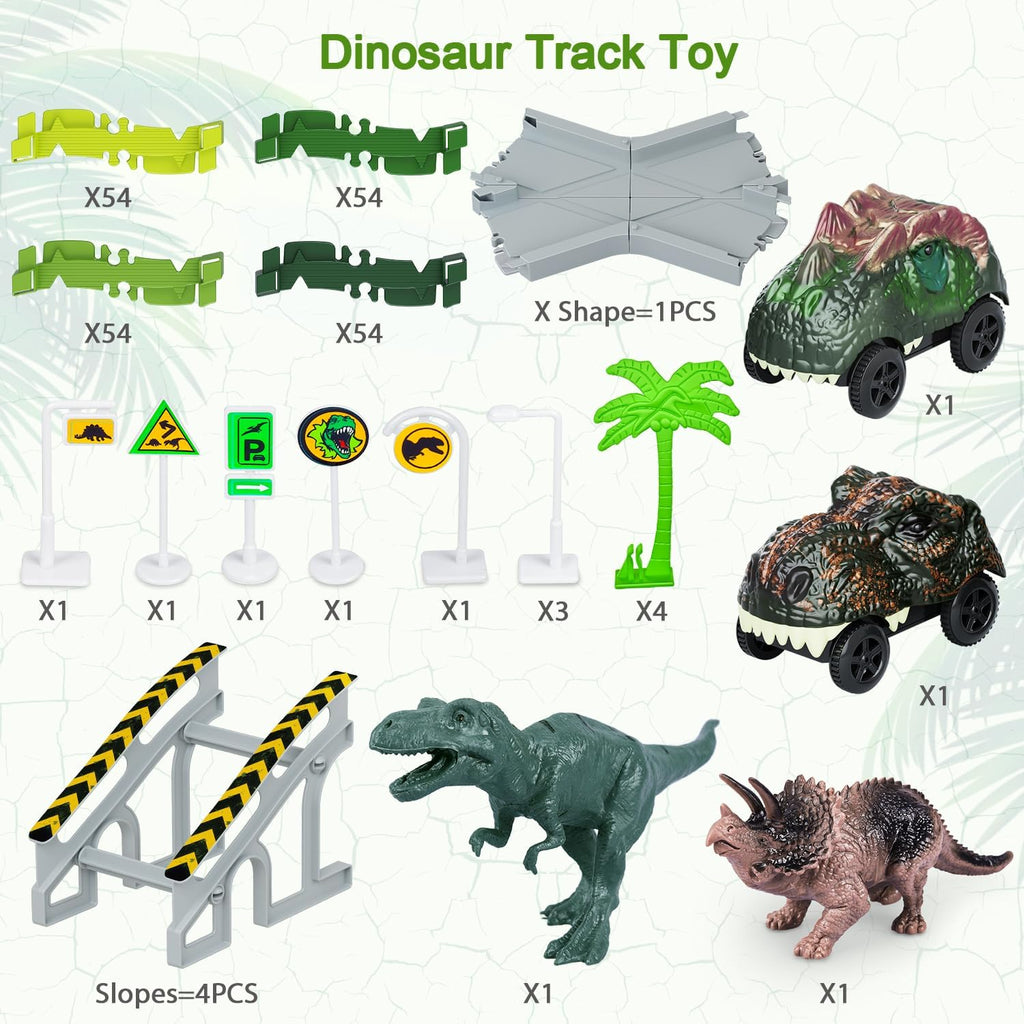 Dinosaur Toys, Create A Dinosaur World Road Race, Dinosaur Track Toys