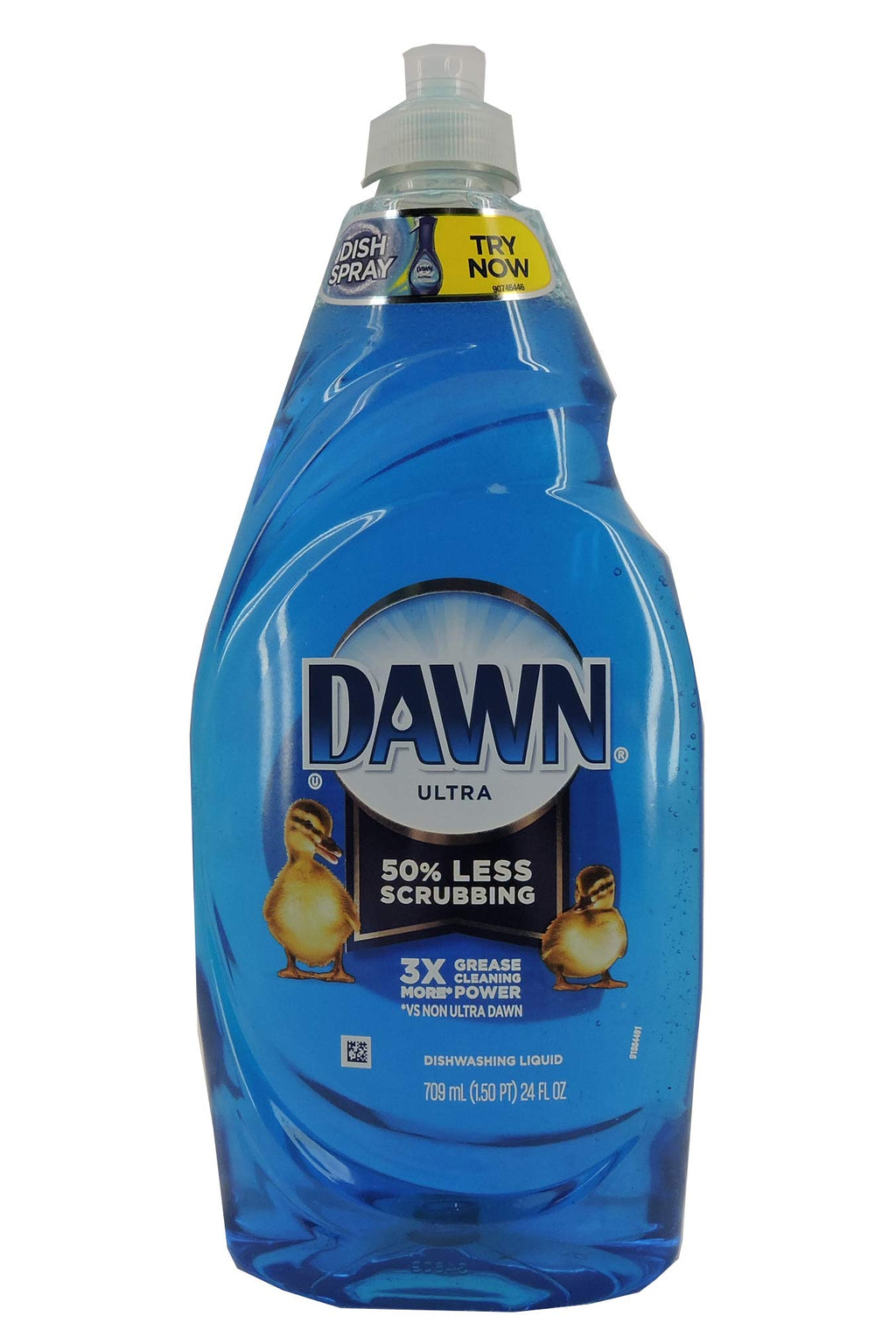Dawn Ultra Dish Soap Refill Jug Large Size Original Blue Liquid Dishwashing Detergent, Powerful Dish Soap for Grease, 51.5oz (Pack of 2)