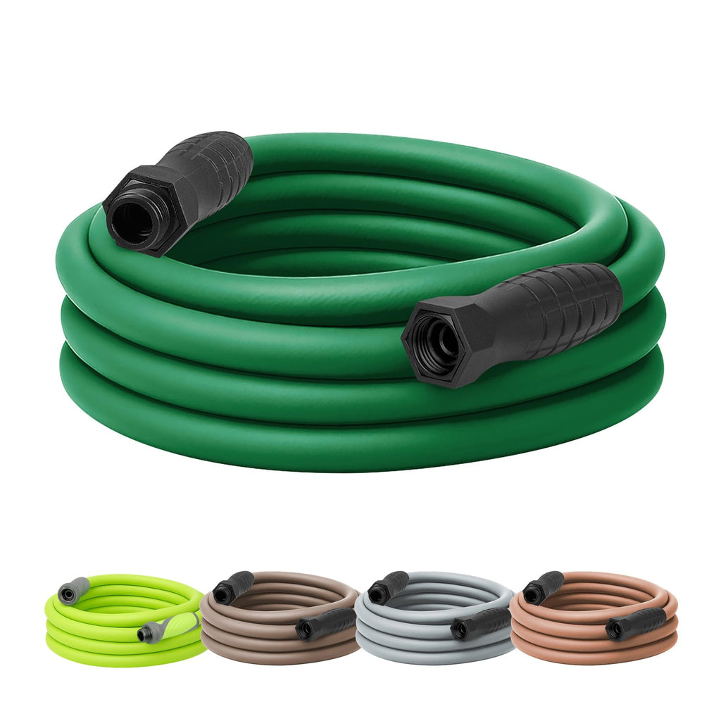Flexzilla Garden Hose 5/8 in. x 100 ft., Lightweight All-Weather Water Hose, Durable and Flexible, Leak-Free Connections