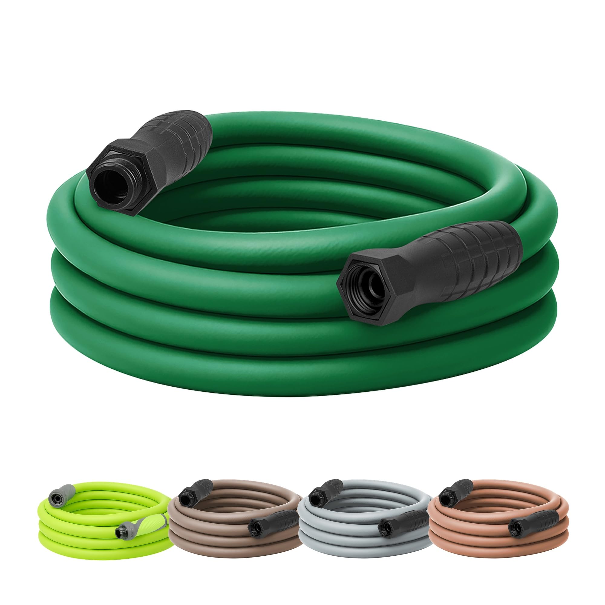 Flexzilla Garden Hose 5/8 in. x 100 ft., Lightweight All-Weather Water Hose, Durable and Flexible, Leak-Free Connections