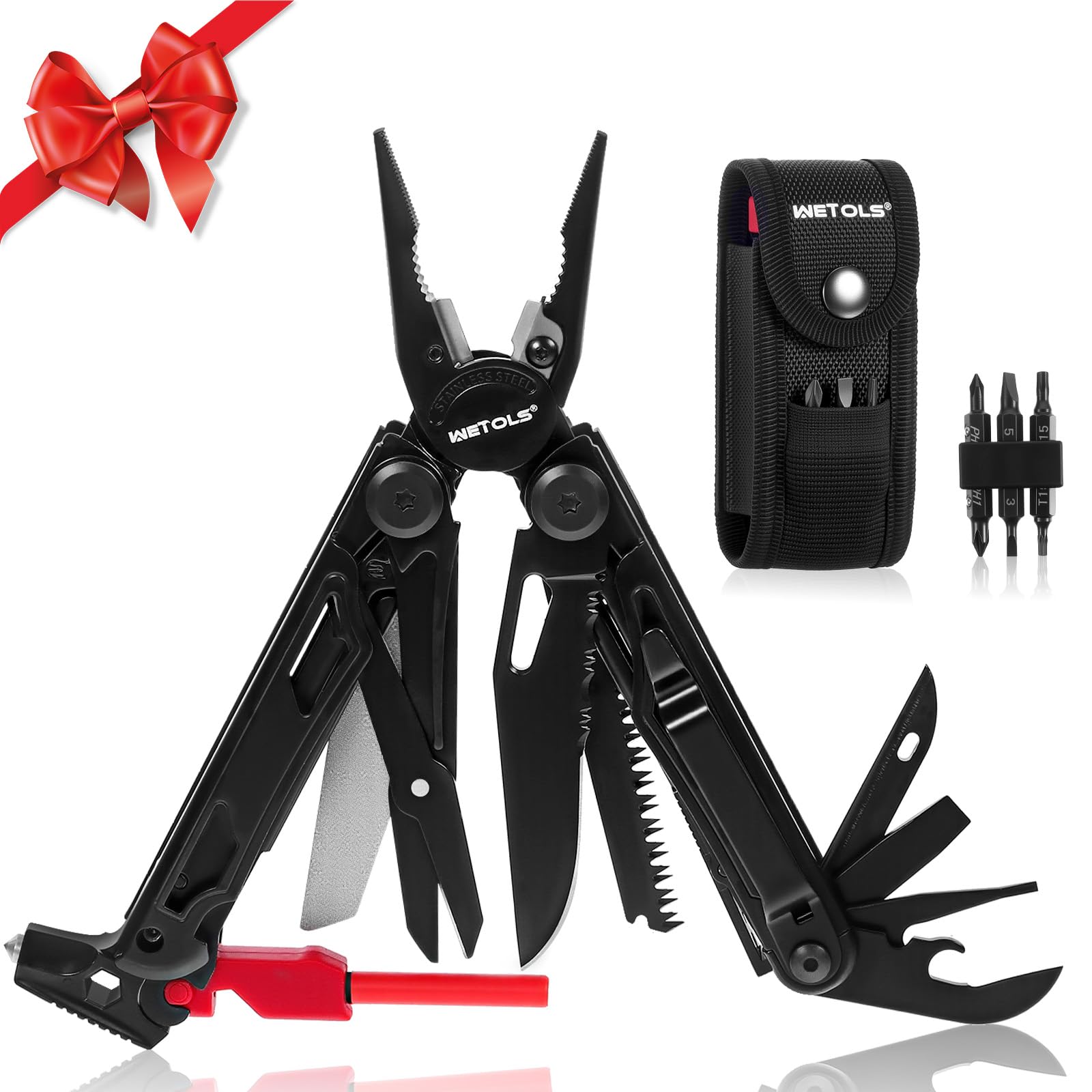 Multitool with Pocket Knife, Birthday Gifts for Men Women Mom Dad