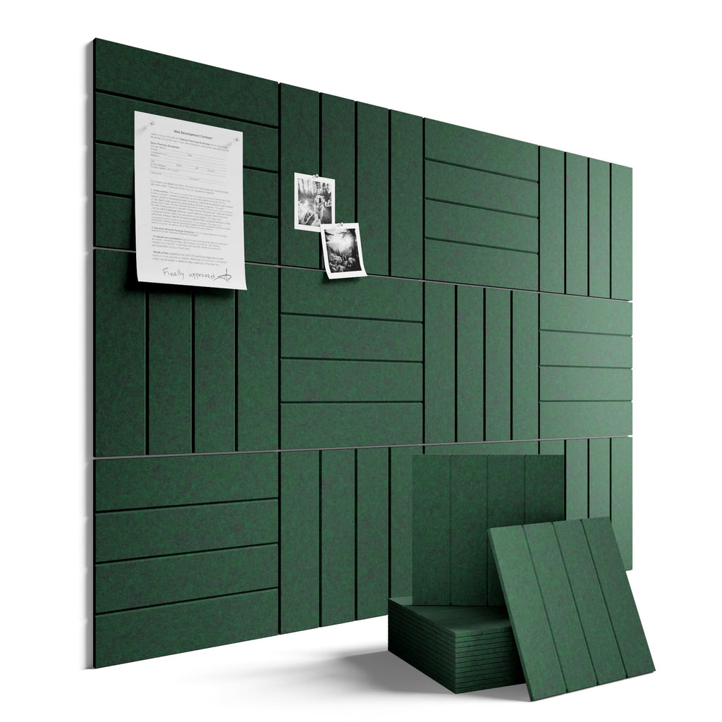 Fluxynara 48" x 36" Large Felt Bulletin Board, Oatmeal