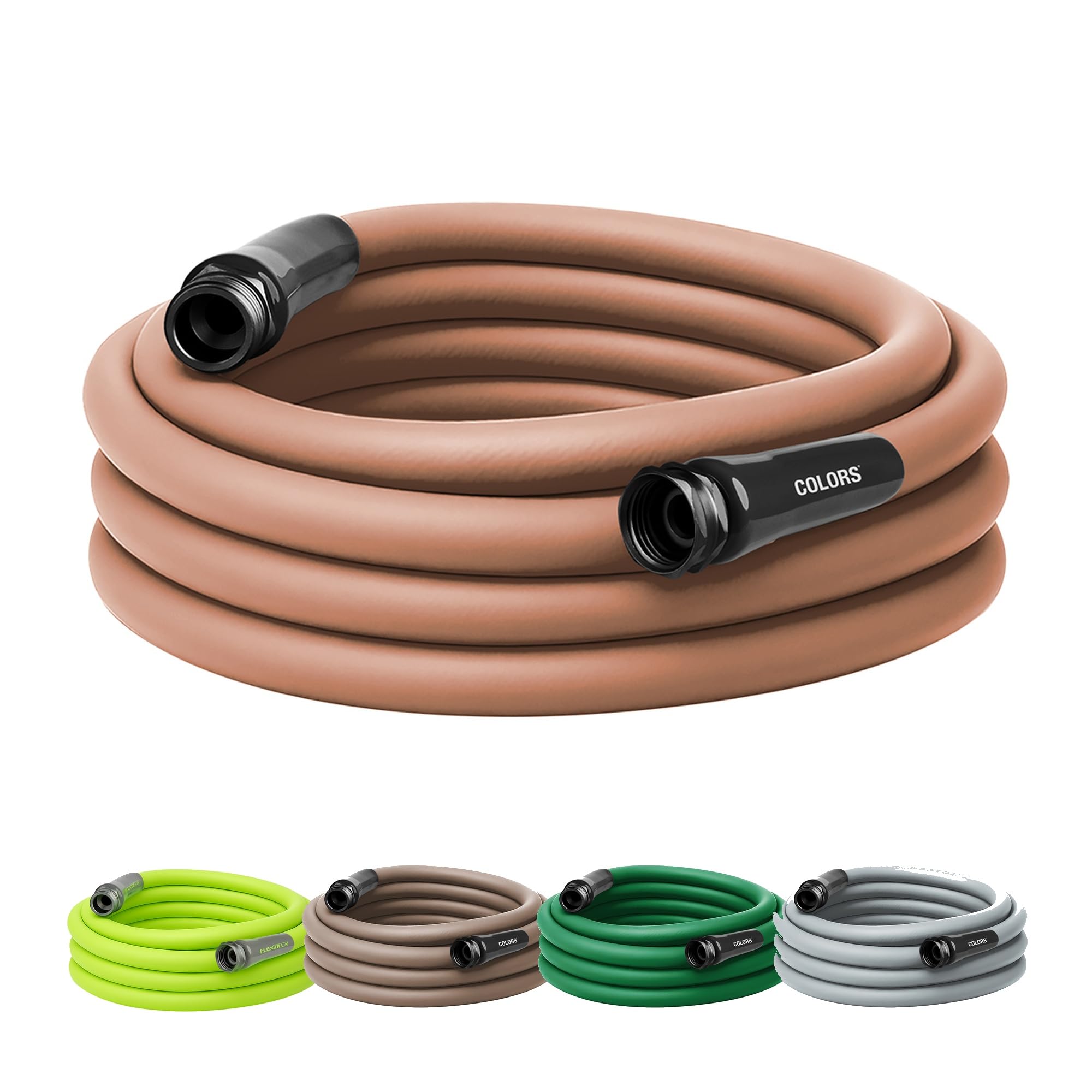 Flexzilla Garden Hose 5/8 in. x 100 ft., Lightweight All-Weather Water Hose, Durable and Flexible, Leak-Free Connections