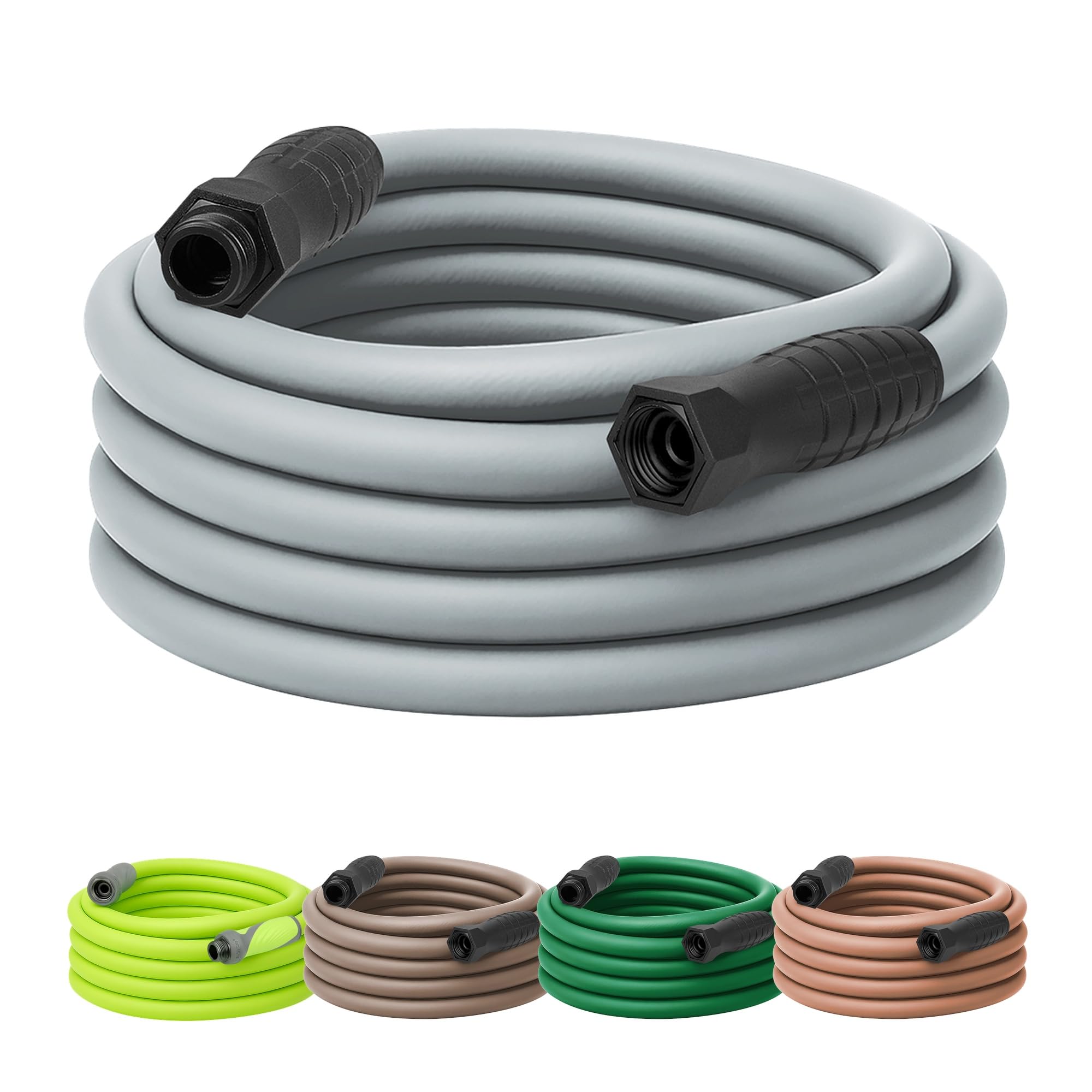 Flexzilla Garden Hose 5/8 in. x 100 ft., Lightweight All-Weather Water Hose, Durable and Flexible, Leak-Free Connections