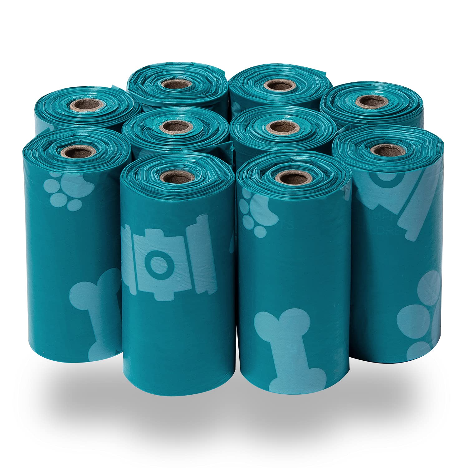 Best Pet Supplies Poop Bags for Dogs - Assorted Colors, 150 Count