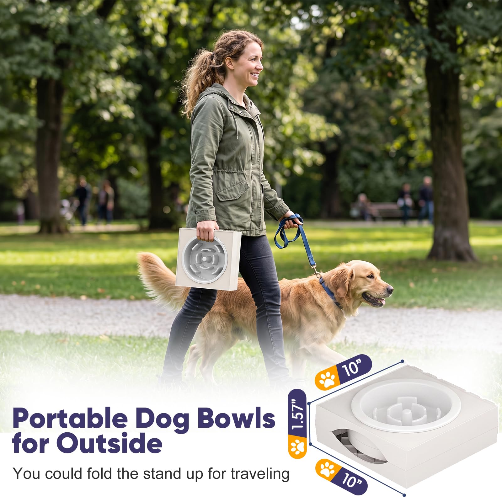 XIAZ Elevated Dog Bowls Large Breed Raised Dogs Bowl Stand Large/Medium Sized Dog Stainless Steel Food Water Bowl Stands 5 Heights Adjustable 9/11/12/14in Black Pet Feeder Dish Station