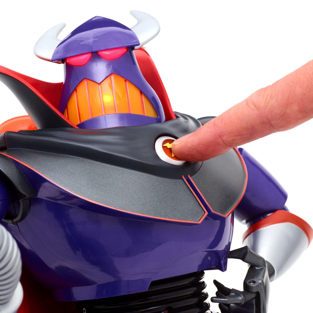 Disney Store Official Buzz Lightyear Interactive Talking Action Figure from Toy Story, Features 10+ English Phrases, Interacts with Other Figures and Toys