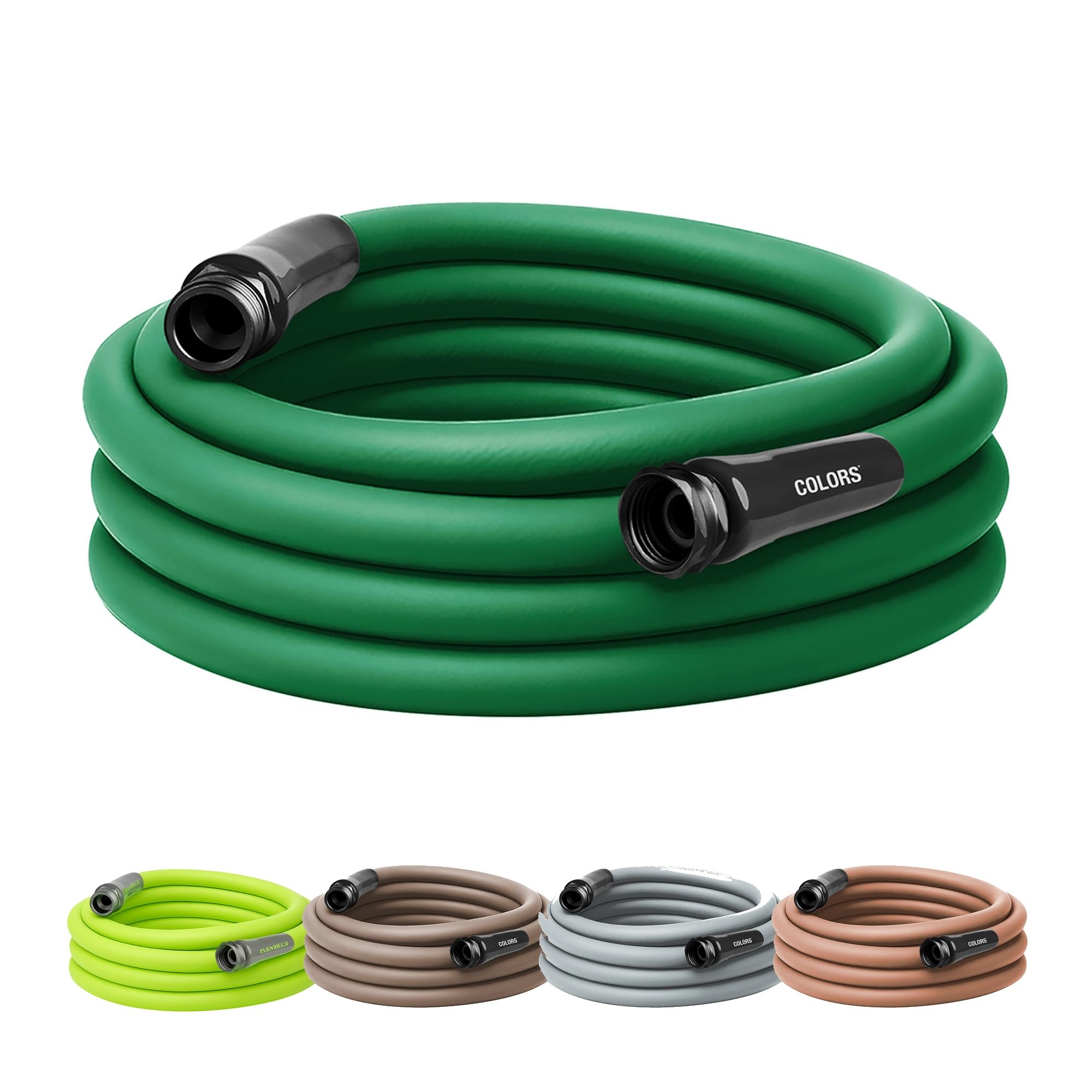Flexzilla Garden Hose 5/8 in. x 100 ft., Lightweight All-Weather Water Hose, Durable and Flexible, Leak-Free Connections