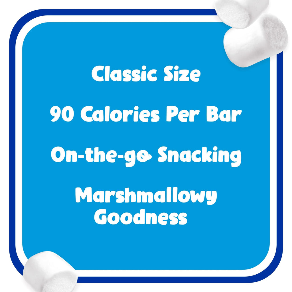 Rice Krispies Treats Crispy Marshmallow Squares, Kids Snacks, Cereal Bars, Original, 31.2oz Box (40 Bars)